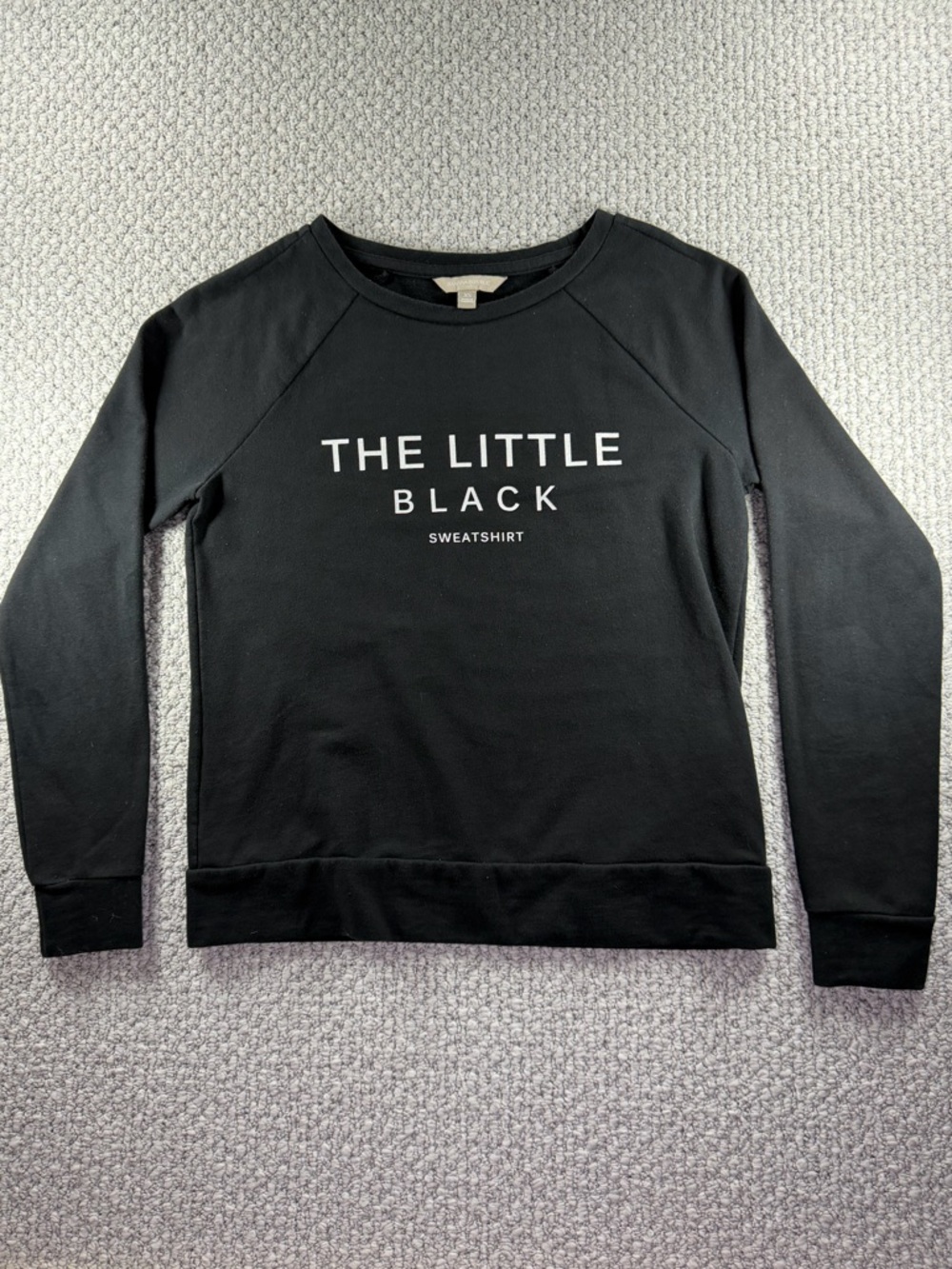 Banana Republic Women's Black Crewneck“the little black sweatshirt”Women size XS